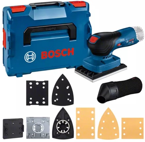 Bosch blu gss 12v-13 | levigatrice orbitale a batteria | 12v| senza batterie e caricabatterie | incl. set di accessori | in l-boxx 136 - 06019l0001
