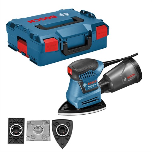 Bosch blauw gss 160-1 a multi 3 in 1 schuurmachine in l-boxx - 06012a2300