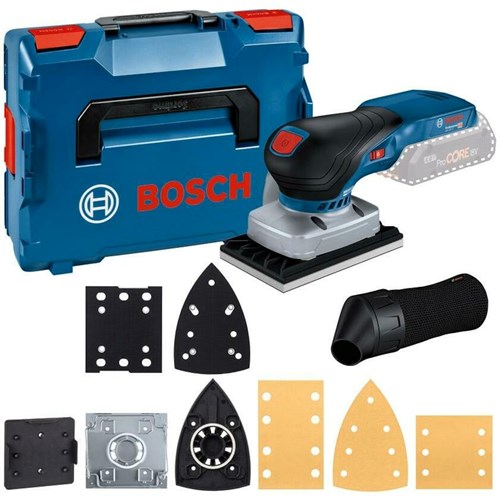 Bosch blu gss 18v-13 | levigatrice orbitale a batteria | 18v| senza batterie e caricabatterie | incl. accessori | in l-boxx - 06019l0101