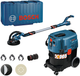 Bosch blauw gtr 55-225 | langnekschuurmachine | 550 w | 215 mm + gas 35 l afc stofzuiger - 0615a5004p