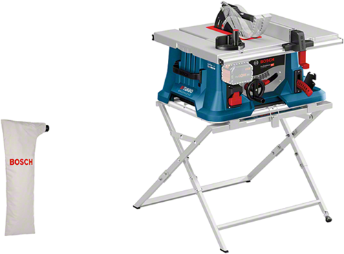Bosch blu gts 18v-216 | sega da tavolo a batteria | biturbo | corpo | senza batterie caricabatterie | con tavolo da lavoro - 0601b44002