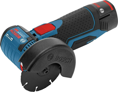 Amoladora angular inalámbrica profesional Bosch gws 12v-76 azul | cuerpo | 12v | sin batería ni cargador - 06019f2000