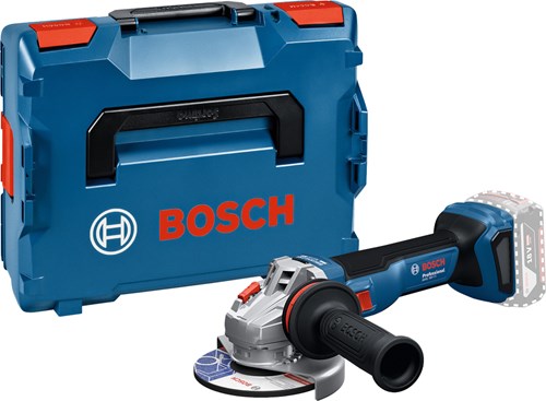 Bosch blauw bosch professional gws 18v-11 accu haakse slijper 125mm 18v basic body in l-boxx - 06019n4102