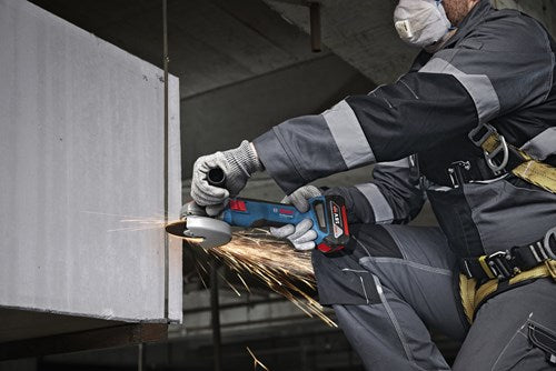 Amoladora angular inalámbrica Bosch gws 18v-8 azul | 125 mm | excluyendo baterías y cargador - 06019n9000