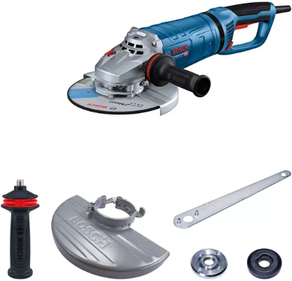 Amoladora angular bosch azul gws 27-230 pr profesional 2700w 230mm | interruptor de protección | en caja - 06018c7101