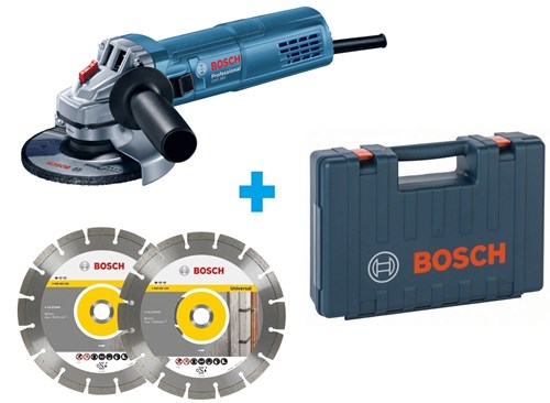 Amoladora angular bosch gws880+2x disco de diamante