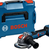 Smerigliatrice angolare professionale a batteria Bosch blue gwx 18v-11 ps | x-lock | 125 mm | senza batterie e caricabatterie in l-boxx - 06019n4400