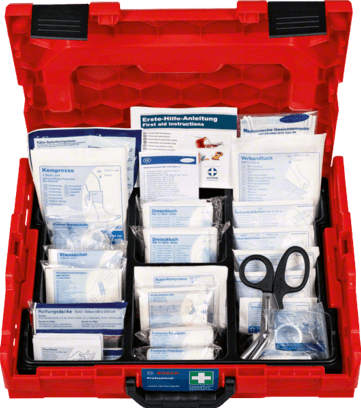 Botiquín de primeros auxilios bosch l-boxx 102 azul - 1600a02x2r