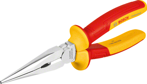 Alicates de punta fina azul bosch vde - 1600a02ne3