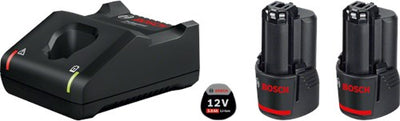 Set de iniciación de baterías bosch gba 12v 3.0ah baterías + cargador