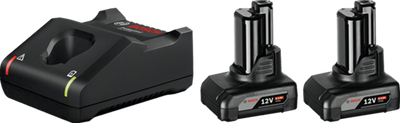 Bosch blue starter set premium - 2 x gba 12v 6.0ah + gal 12v-40 professional - 1600a01b20