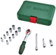 Set cricchetto Bosch 1 4 verde 14 pezzi - 1600a02by0