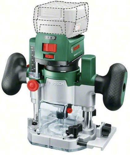Piede per fresa Bosch Advanced Trim 18v-8 verde - 1600a02rd7