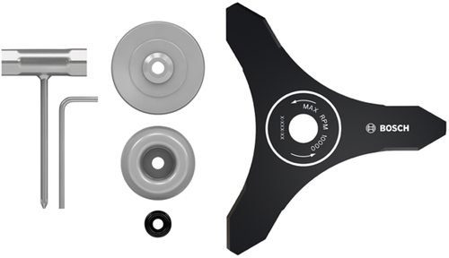 Bosch groen bosmaaiermes | 25cm | 2t - f016800663