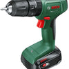 Bosch groen easyimpact 18v-40 | accuklopboorschroevendraaier 18v (2x 2.0ah accu + lader) - 06039d8108