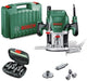 Fresatrice Bosch Green POF 1400 Ace | 1400w| + Set frese da 6 pezzi - 060326c801