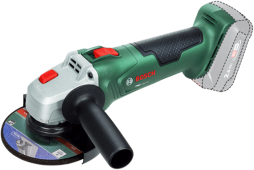 Amoladora angular inalámbrica Bosch pws 18v-70 verde 125mm | sin batería ni cargador - 06033e6001