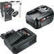 Starter set verde Bosch 18v 1x 18v 6.0ah + al18-44 | 18v (1x batteria 6.0ah + caricabatteria) - 1600a032a8