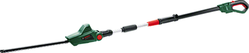 Bosch groen bosch universalhedgepole 18 telescopische heggenschaar - 43 cm meslengte - zonder 18 v accu en oplader