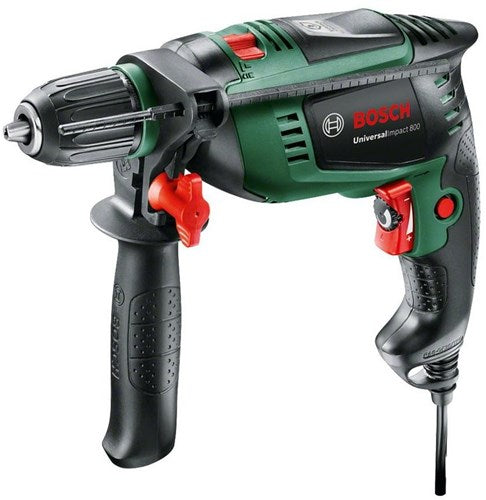 Trapano a percussione Bosch universalimpact 800 verde con valigetta - 800w - 0603131100