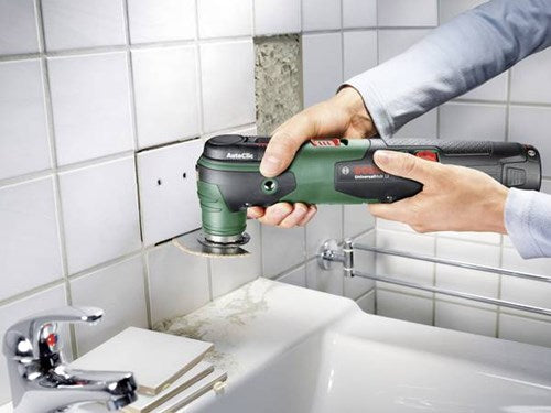 Corpo multiutensile Bosch universalmulti 12v con batteria agli ioni di litio verde - 0603103000