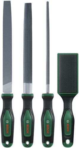 Set di lime Bosch verdi con spazzola | 4 pezzi | 200mm 8 - 1600a034gr