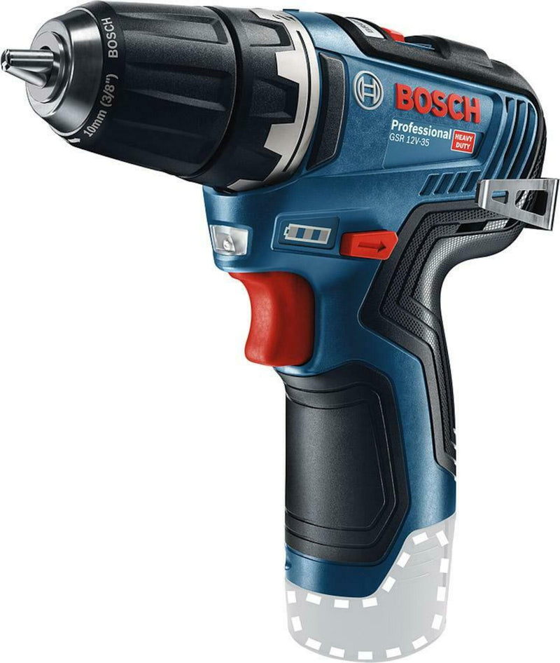 Bosch gsr blu 12v-35 | solista | trapano a batteria | senza batteria e caricabatterie - 06019h8000