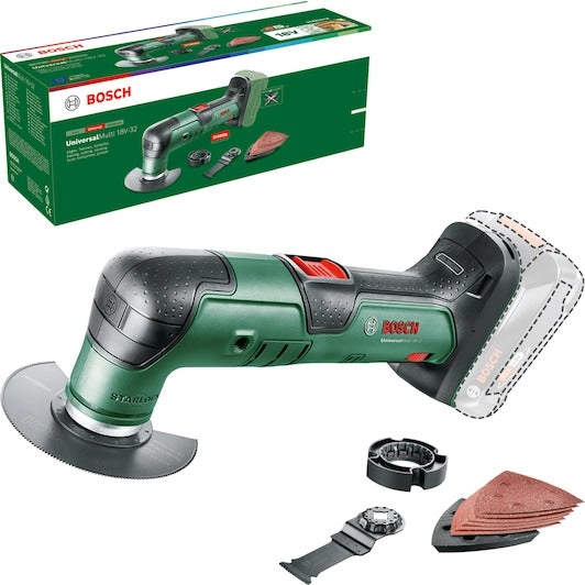 Multiherramienta Bosch universalmulti batería 18v-32 verde | sin batería ni cargador - 0603105000
