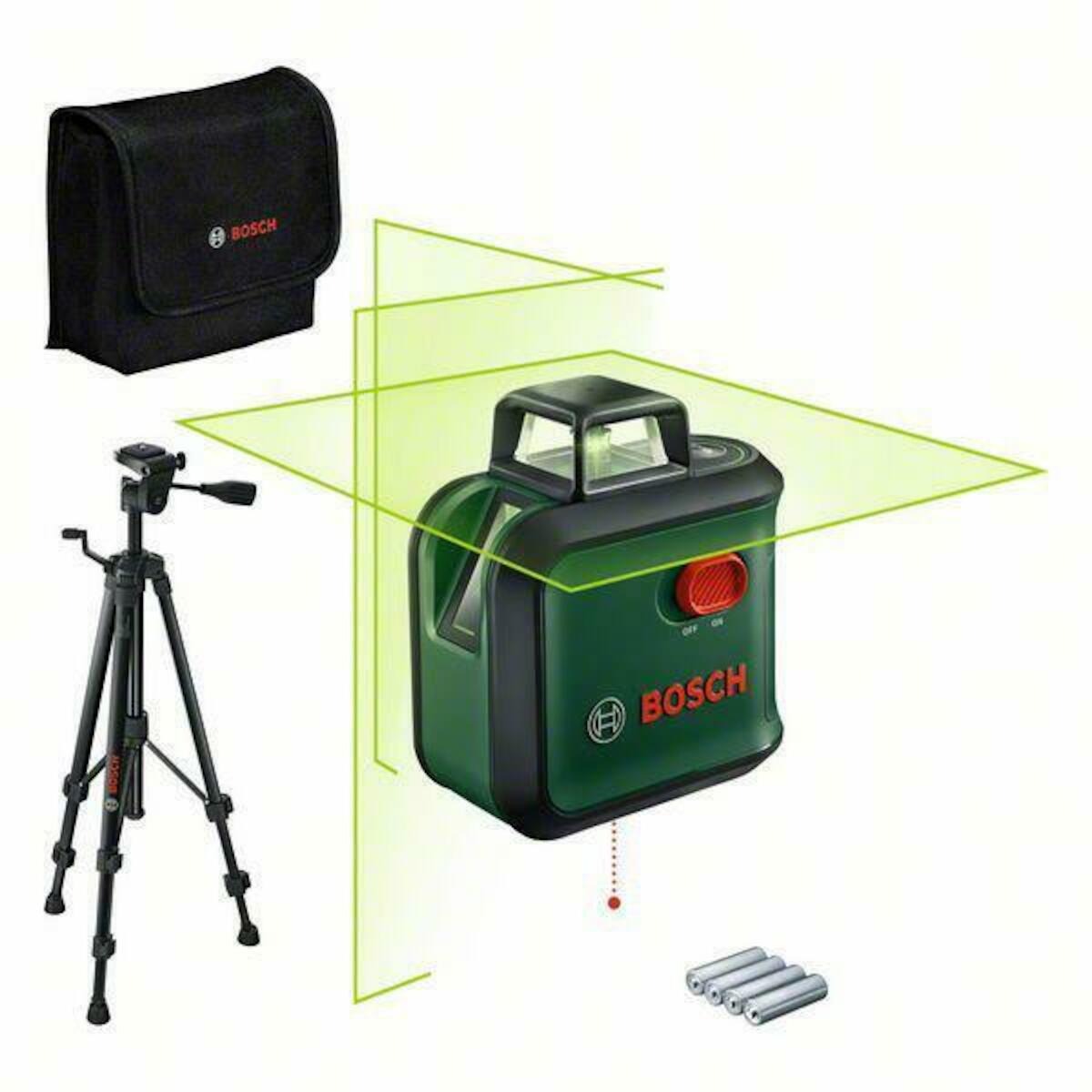 Bosch groen 360°-lijnlaser advancedlevel 360 | set - 0603663b07