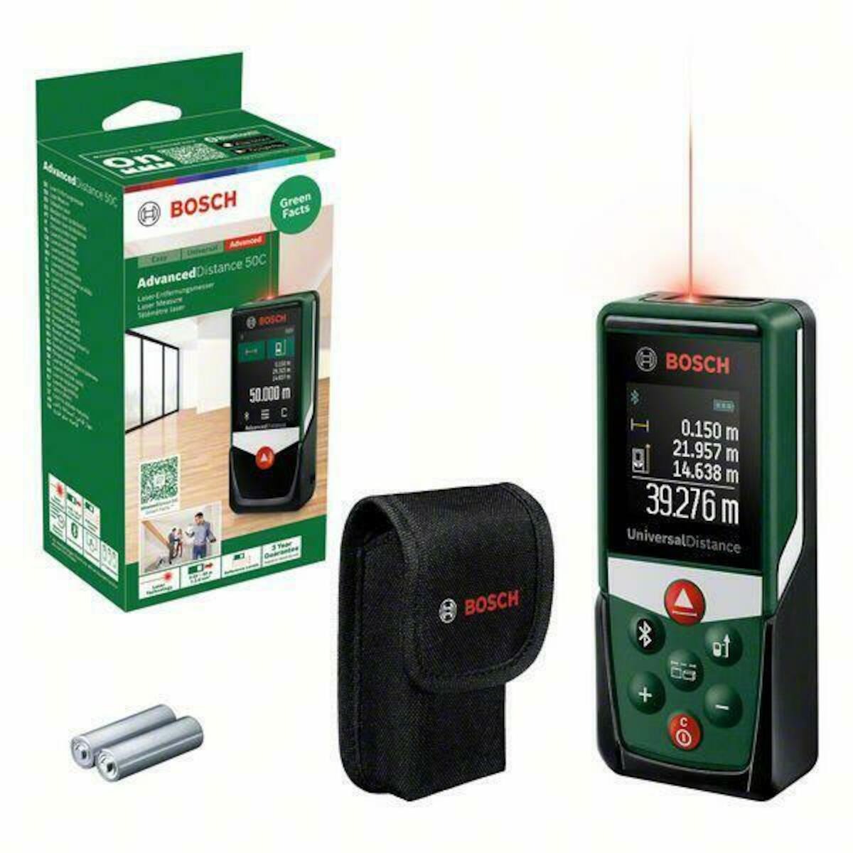 Bosch groen laserafstandsmeter universaldistance 50c - 0603672301
