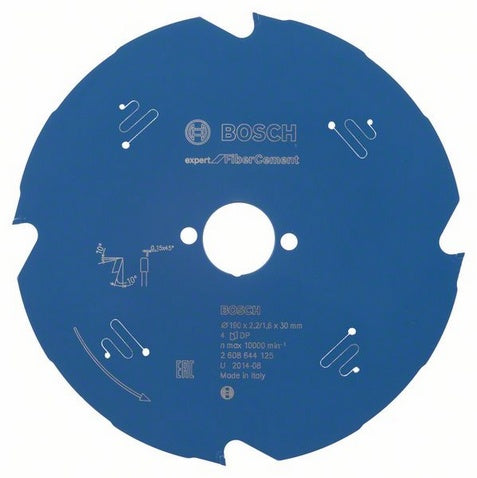 Accesorios bosch hoja de sierra circular expert para fibrocemento 190x30x2,2 1,6x4 - 2608644125