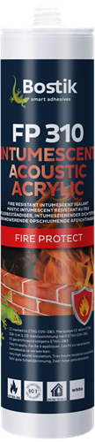 Bostik fp 310 intumescent acoustic acrylic | wit | koker 310 ml - 30614486