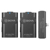 Duo Boya 2.4 GHz Microfono Lavalier Wireless By-WM4 Pro-K6 per Android