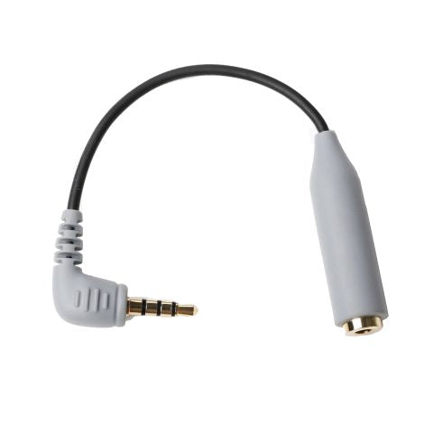 Adaptador de teléfonos inteligentes Boya By-CIP para iOS y Android TRS TRRS