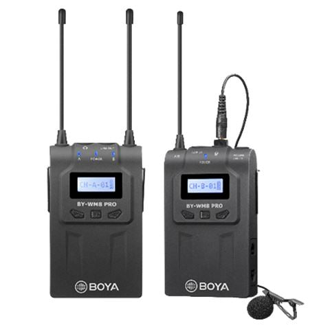 Duo Boya UHF Microfono Lavalier Wireless By-WM8 Pro-K1