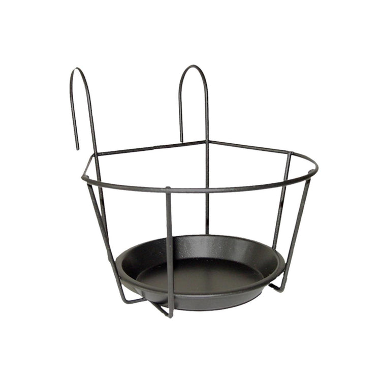 Esschert design balcony pot hanger gray s