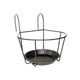 Esschert design appendiabiti da balcone grigio s