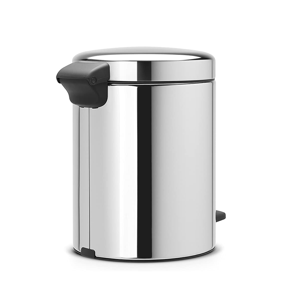 Brabantia pedaalemmer newicon 5 liter brilliant steel