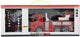 Piattaforma aerea per auto brigate di toi-toys con semaforo e polo flash
