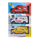 Jonotoys Kids Fun Emergency Auto Apos; S di plastica, ambulanza della polizia e vigili del fuoco