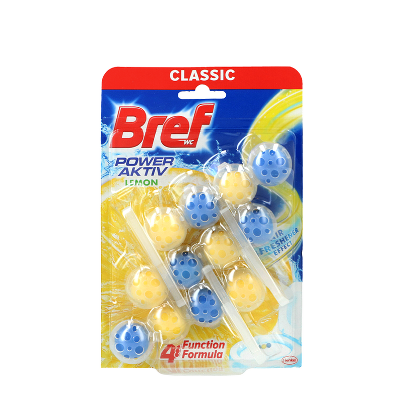 Bref inodoro power activ limón pack 3