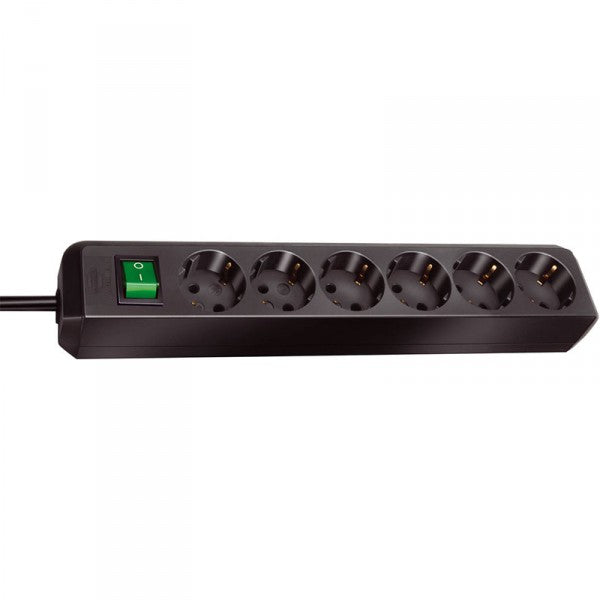 Brennerstuhl eco-line con interruptor de 6 vías negro 3 m h05vv-f 3g1.5 - 1159500400