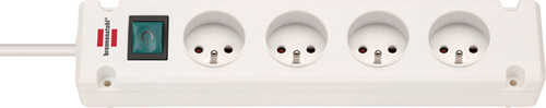 Brennerstuhl regleta bremounta | 4 veces | blanco | 1,5 m h05vv-f 3g1.5 | con interruptor | fr ser - 1150651124
