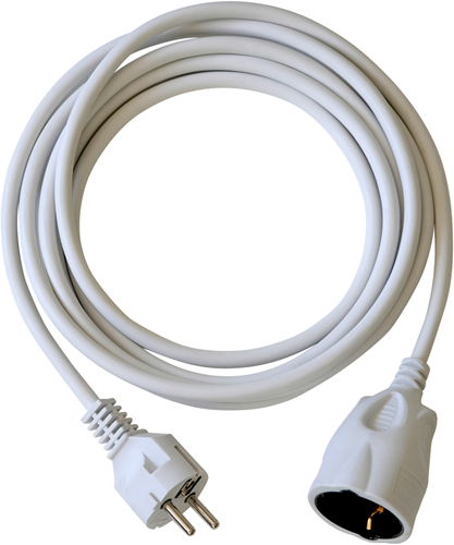 Brennerstuhl cable alargador de plástico blanco 3m h05vv-f 3g1.5 - 1164020