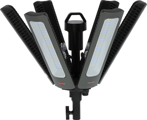 Lampada da cantiere LED professionale a 360° Brennerstuhl | r42050bt| 6,7 m h07rn-f 3g1,0 + 3,3 m h05rn-f 3g1,0 | 42000lm - 9171410180