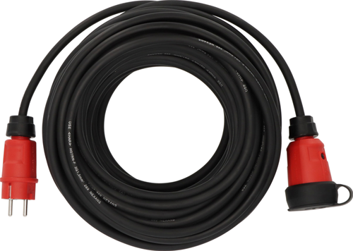 Prolunga professionale Brennerstuhl vn 2100 | ip44 | 25m| nero | h07rn-f3g1.5 - 9161250110