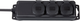 Distributore di prese Brennerstuhl | ip44 | 3 volte | nero | 2m| h07rn-f 3g1.5 fr - 1159934