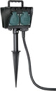 Ciabatta da giardino Brennerstuhl con presa di terra 4x230v per giardino | 1154440 - 1154440