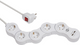 Brennerstuhl presa vario con USB 5 prese bianco, 1,4m h05vv-f 3g1,5 - 1155350210