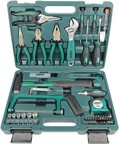Valigetta portautensili Brüder Mannesmann 74 pezzi (hobby) - 29074